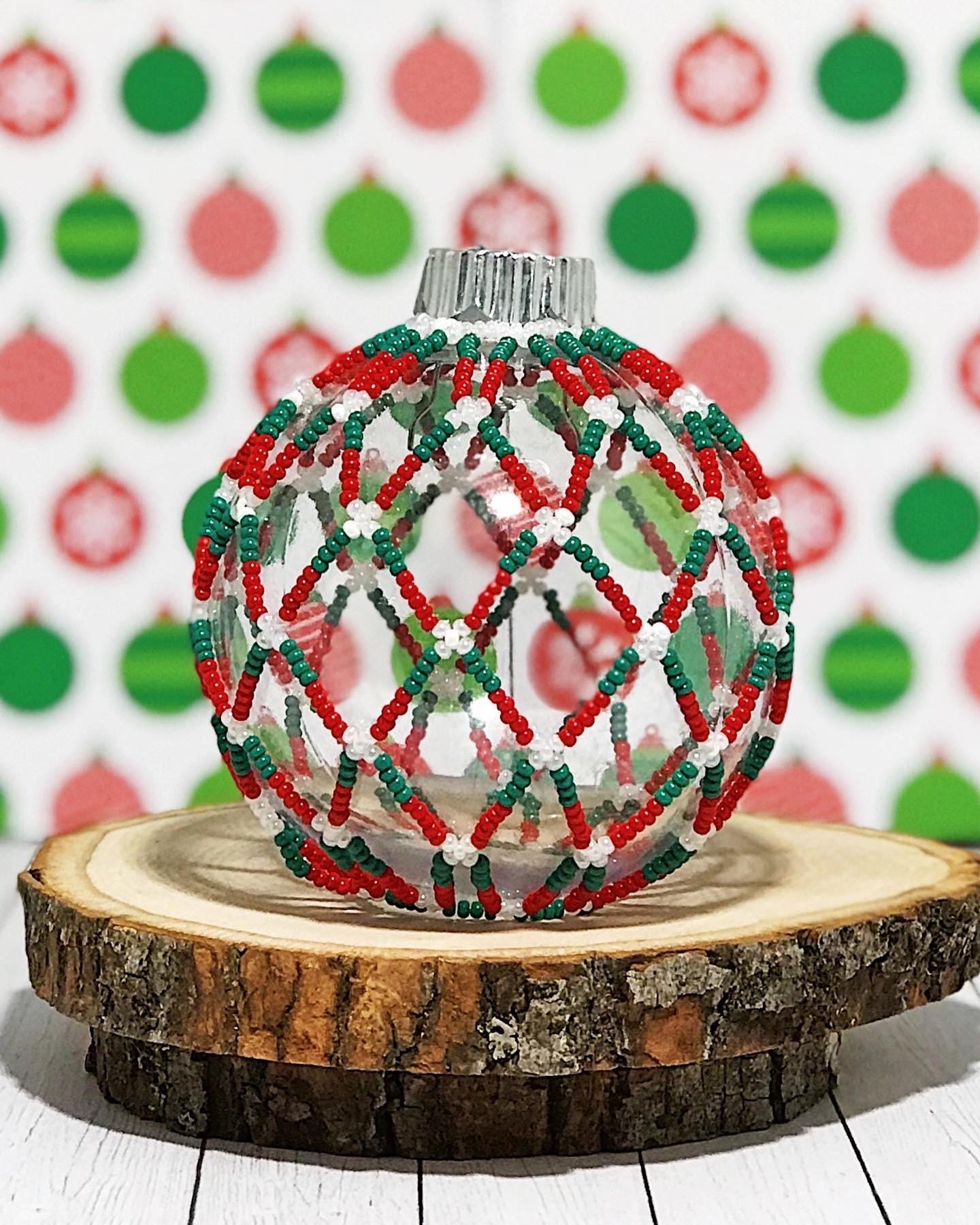 Ornament Tutorial DIGITAL DOWNLOAD - Beaded Ornament PDF Tutorial | Step-by-step Ornament ...