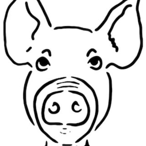 Farm Animal Stencils, Digital Download, Pumpkin Carving Stencils ...