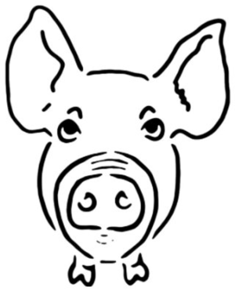 Farm Animal Stencils, Digital Download, Pumpkin Carving Stencils