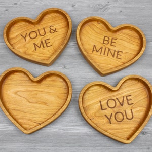 Valentine&#39;s Day Heart-Shaped Candy Tray – Sweeten the Celebration! | 7.5” x 6.5” Catchall Tray