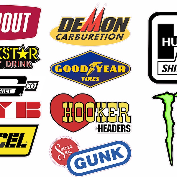 Nascar Stickers Etsy