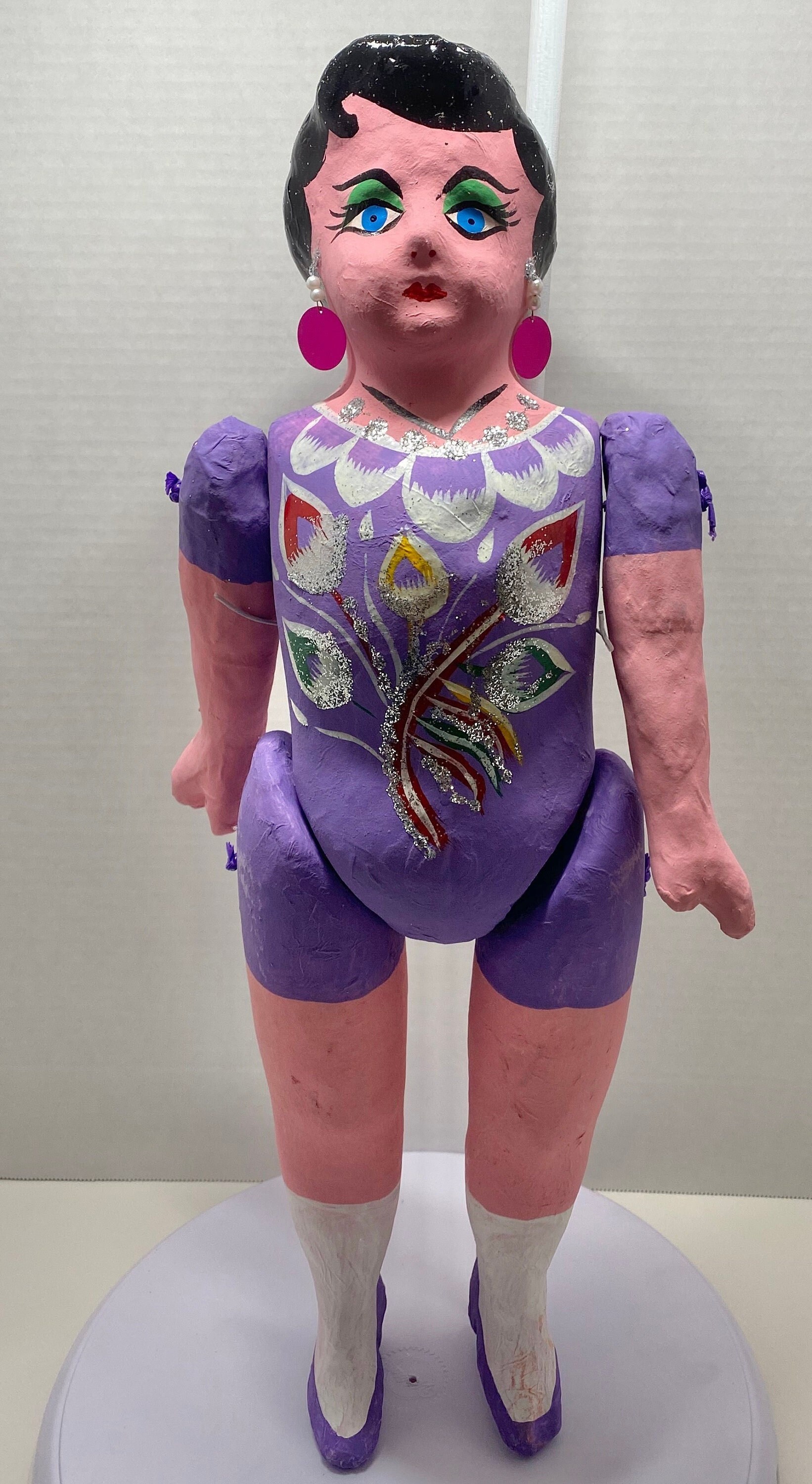 Paper Mache Doll / Muñeca De Carton Etsy