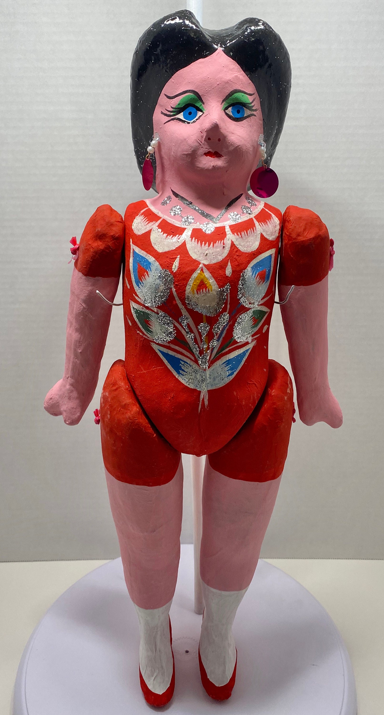 Paper Mache Doll / Muñeca De Carton Etsy