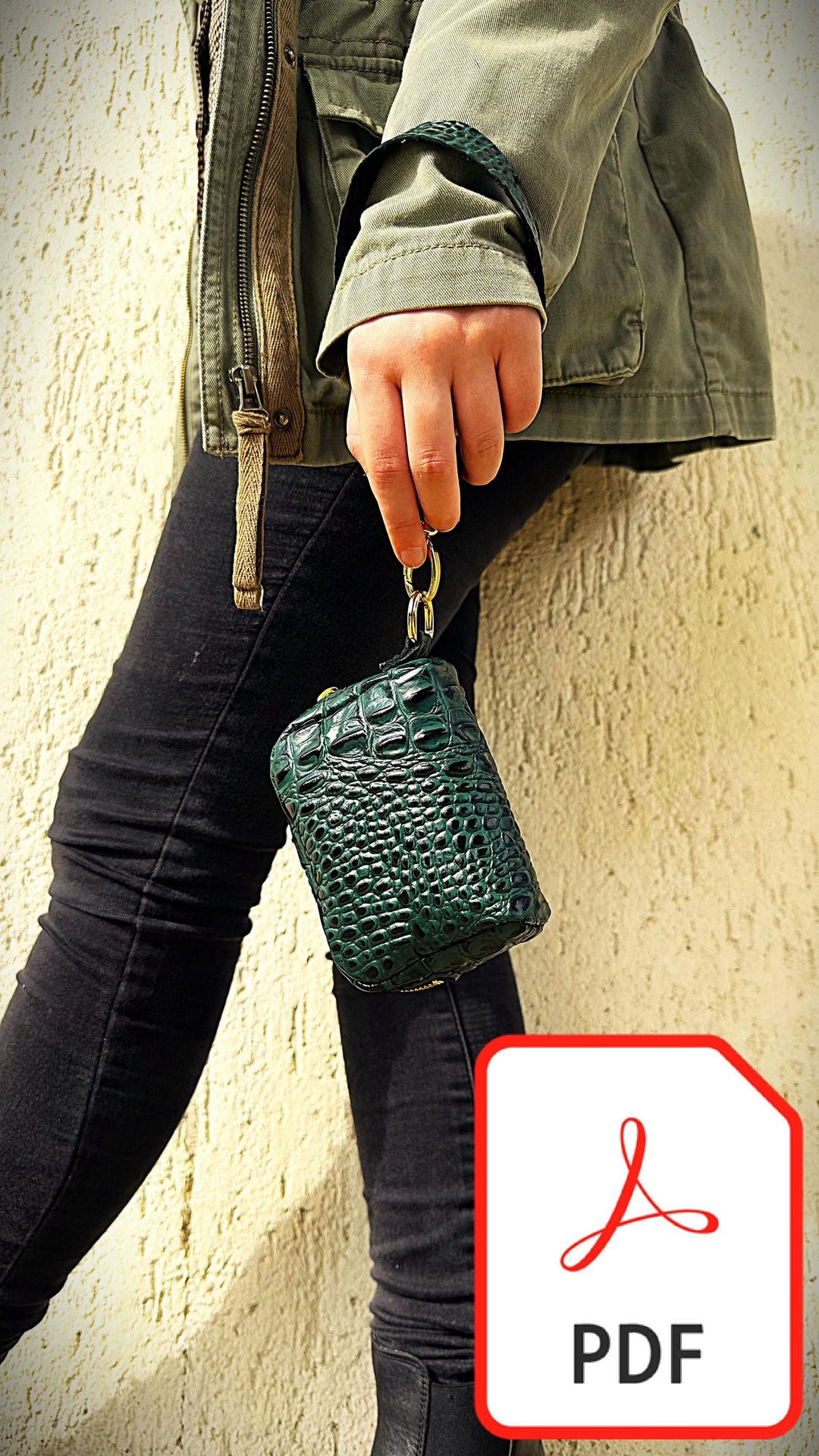 Leather Coin Purse PDF Pattern: Small Zipper Pouch - Etsy