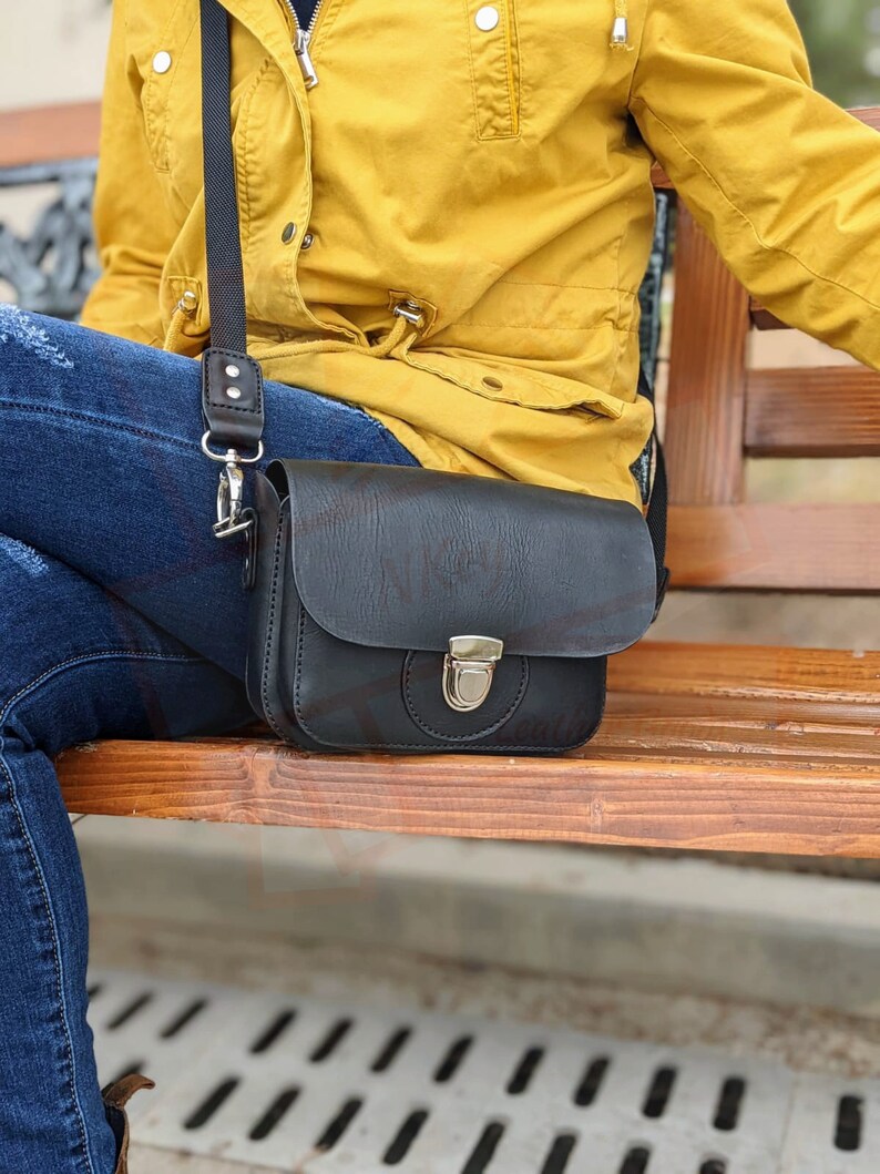 Leather Bag Digital Pattern Crossbody Leather Bag Etsy