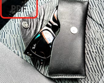 Leather Glasses Case Pattern: DIY PDF Download (A4 & US Letter)