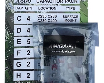 Professional Capacitor Pack for Commodore Amiga 600 A600 Recapping New Amiga Kit