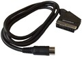 Commodore 64 / 128 / Vic 20 Scart Audio Video TV Cable AV C64 C128