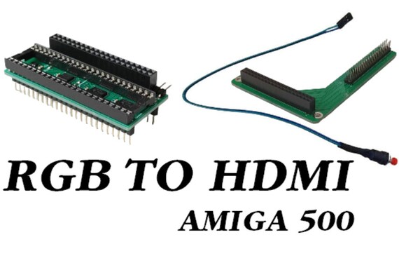 Adattatore HDMI + Cavo SCART Per Amiga RGB – Nuovo, Prodotto In Germania