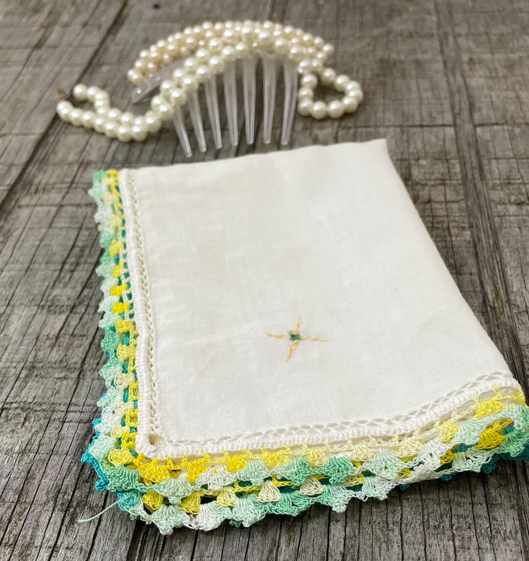 ヴィンテージ 戦時中 女性用 ハンカチ レトロ ホームフロント ハンカチ