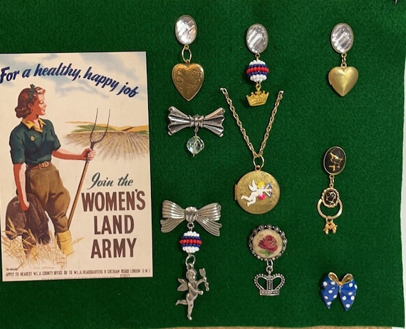 WWII Sweetheart Jewely Pins - Etsy