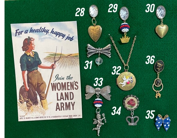 WWII Sweetheart Jewely Pins - Etsy