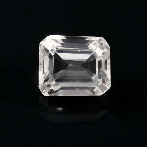 Superbe qualité supérieure, 100% naturelle, topaze blanche naturelle, pierres précieuses à facettes, rayonnantes, 15X11X10, 12 carats de pierres précieuses en vrac pour la fabrication de bijoux CO1067