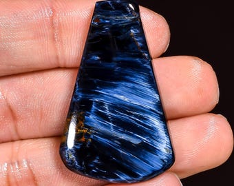 Incredible Top Grade Quality 100% Natural Pietersite Fancy Shape Cabochon Loose Gemstone For Making Jewelry 41 Ct. 39X25X5 mm CO-125