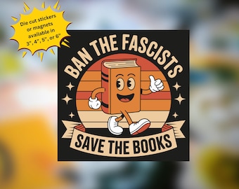 Anti-Trump Sticker or Magnet: Political Satire, Handmade