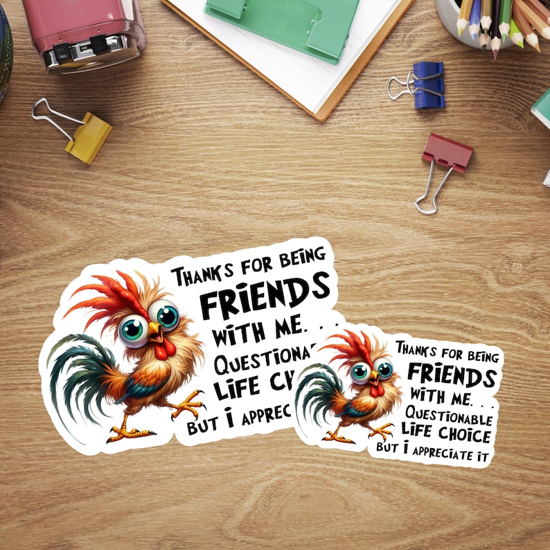 Funny Friends Stickers or Magnets: Sarcastic Humor - Etsy