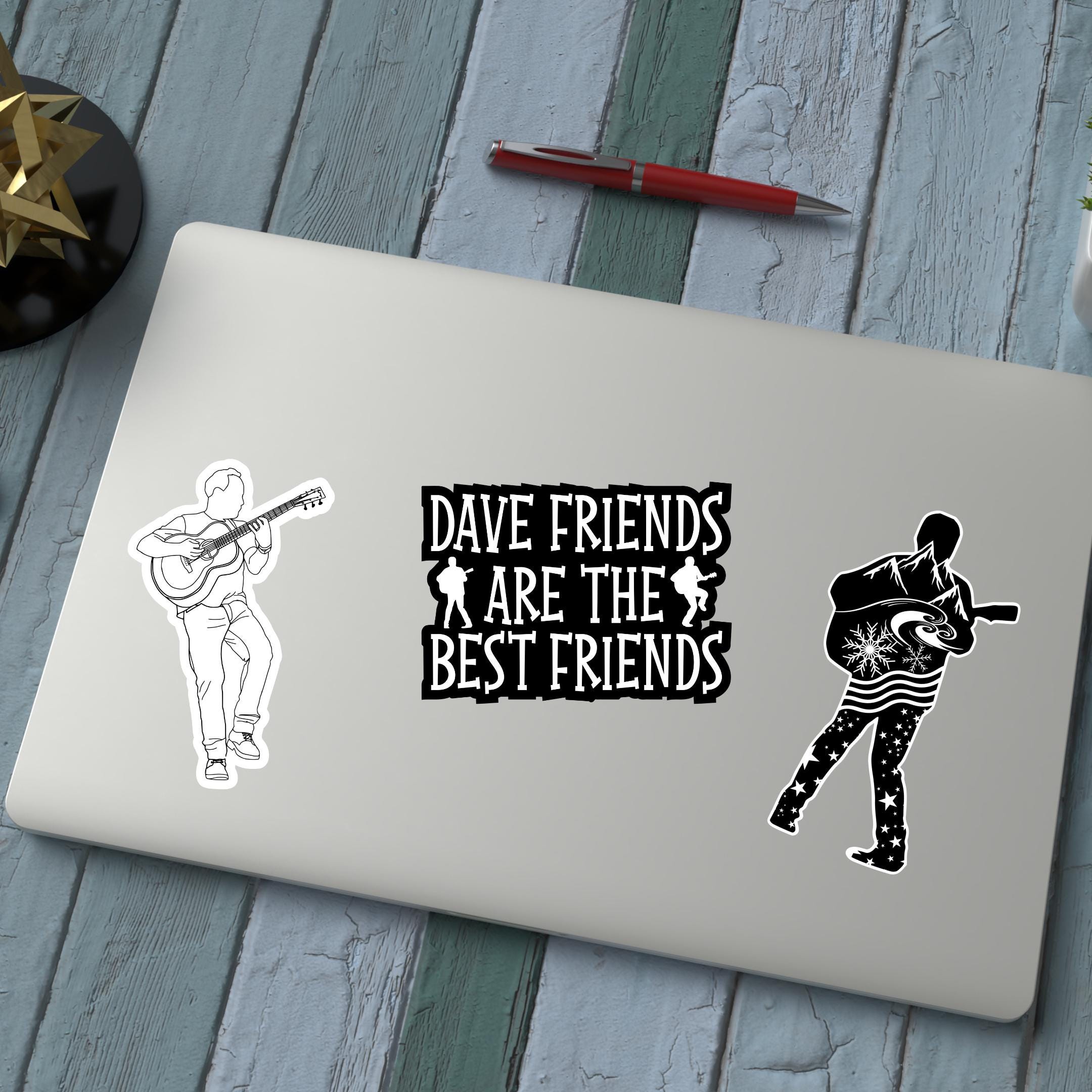 Dave Magnets & Stickers: Handmade Fan Art, 6-pack - Etsy