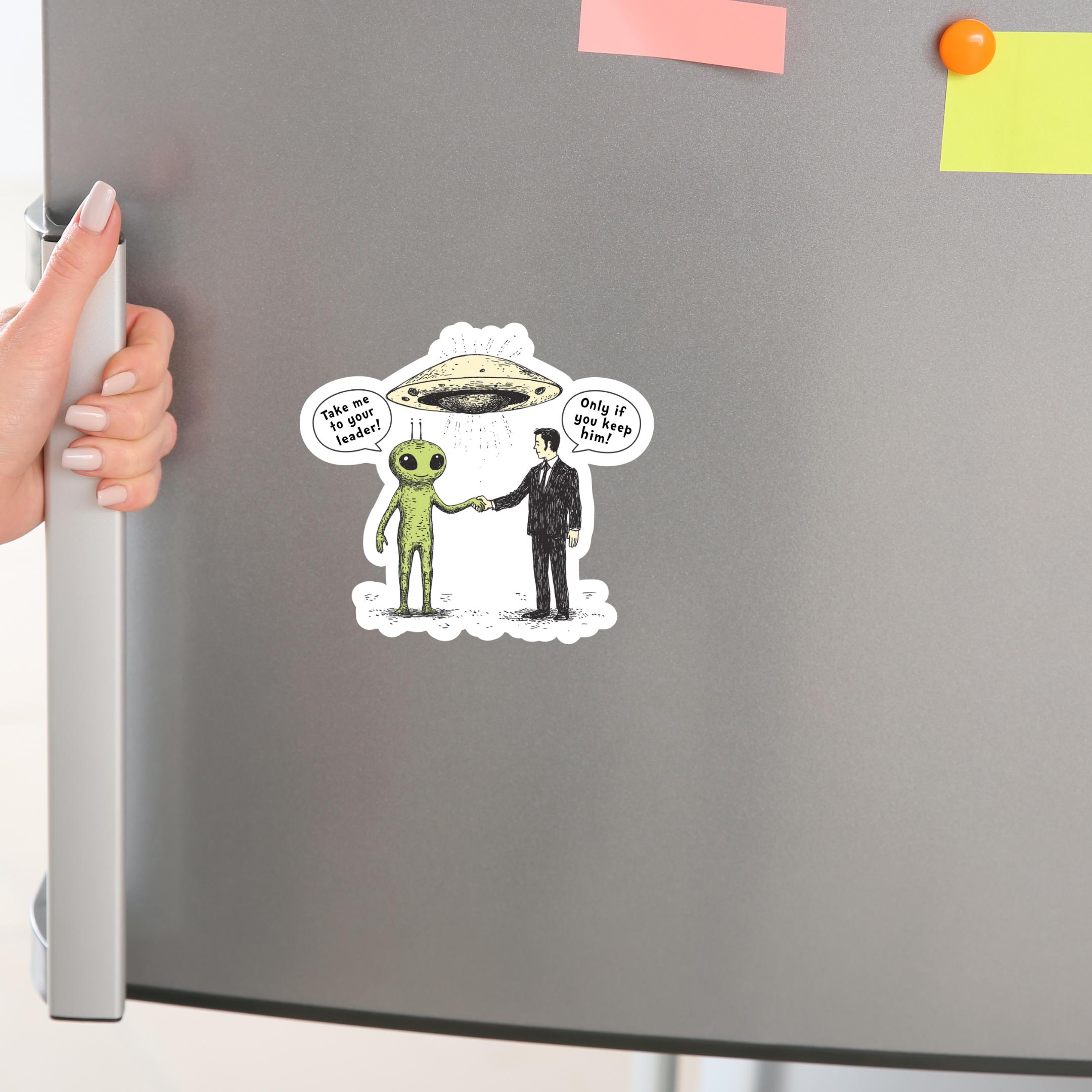 Funny Alien Sticker or Magnet: Political Humor - Etsy