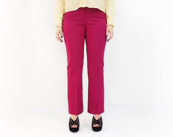 Pink Hennes pants from 90's, Size XS/S, Elegant curvy fit trousers with straight legs, Y2K fashion