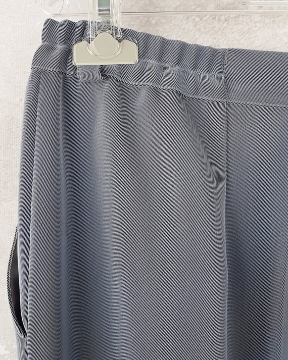 Blue pants with a crease, Size M, Vintage dress p… - image 7
