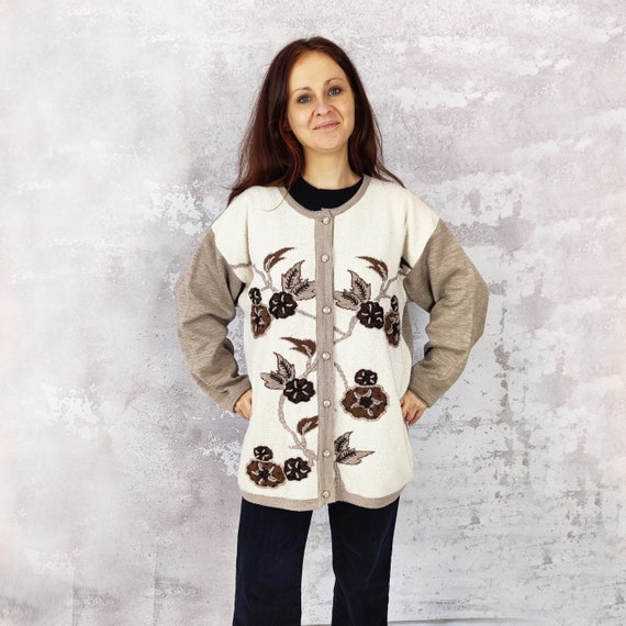 Long jumper cardigan hotsell