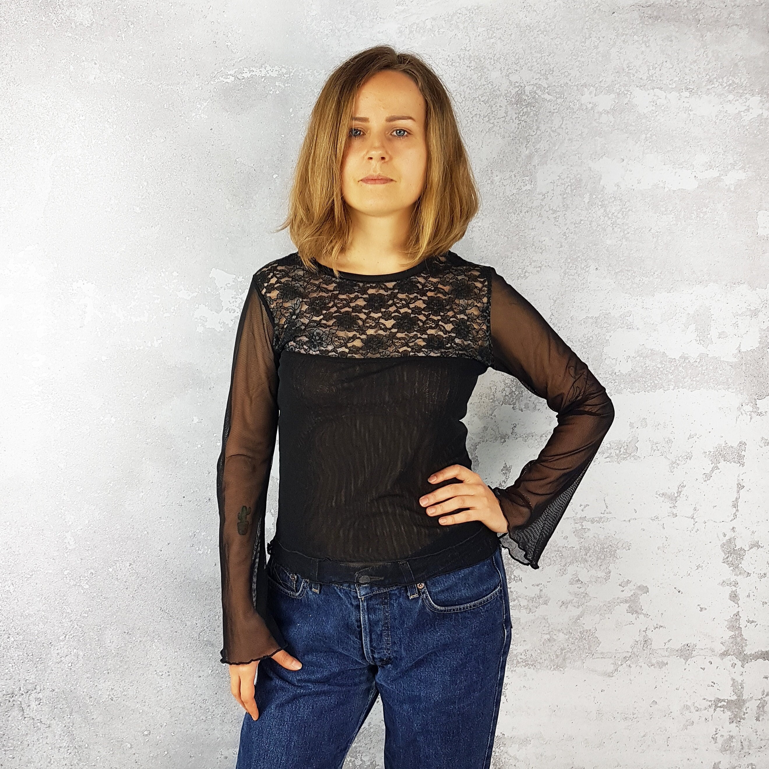 Blusas de malla de moda hotsell