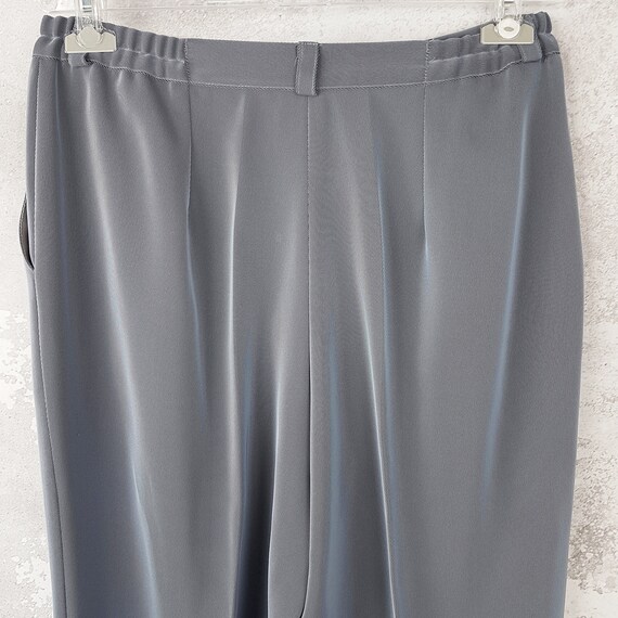 Blue pants with a crease, Size M, Vintage dress p… - image 6