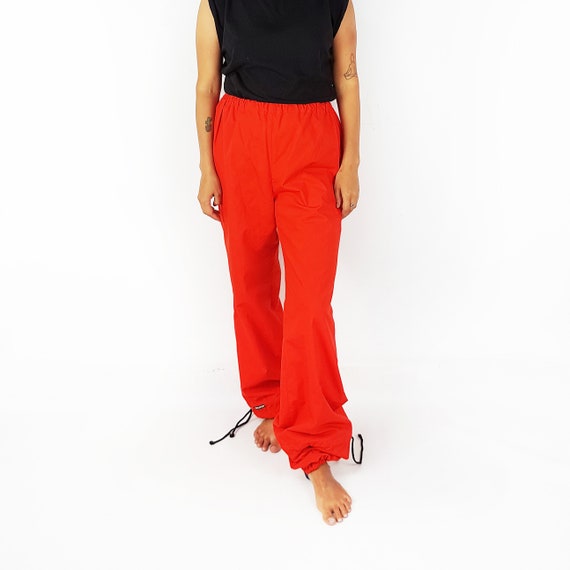 Pantalon de Nieve Vintage 90s Rojo Brillante Talla M Pantalon de Esqui Retro para Estilo Clasico Invernal Etsy Mexico
