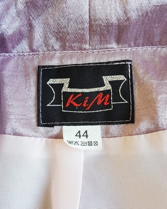 Vintage cropped lilac pink blazer, Size M, Short … - image 7