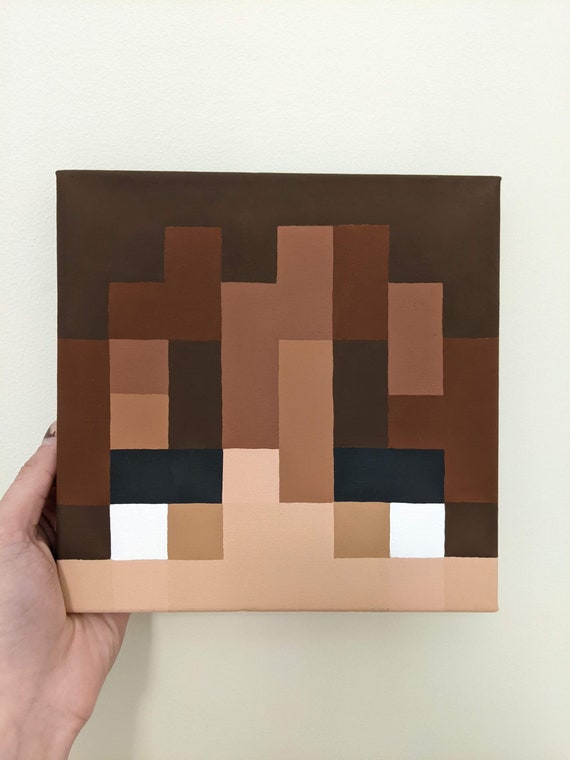 Dream Smp Mcyt Custom Minecraft Head Paintings Etsy Canada