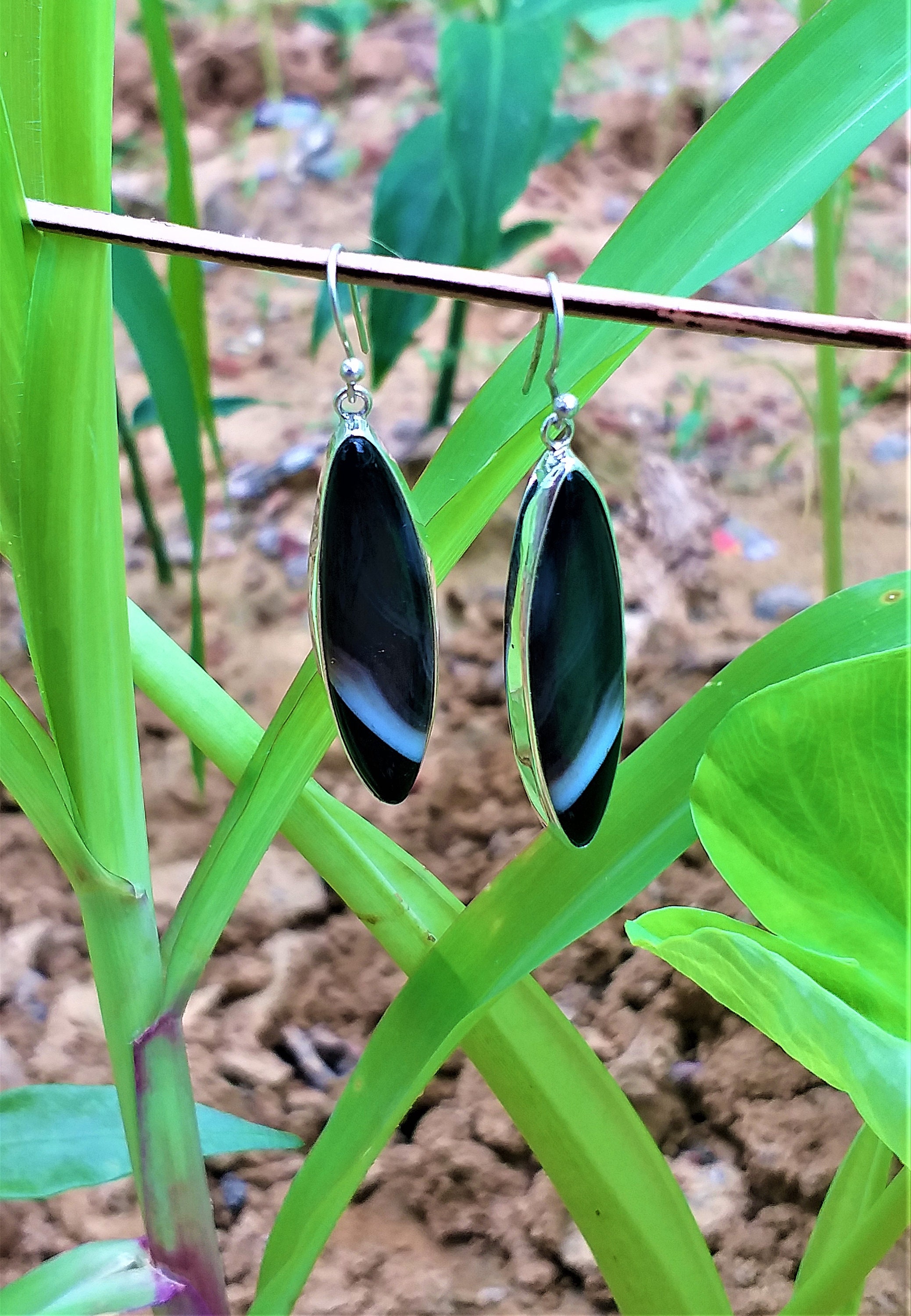 Sardonyx Earrings Etsy