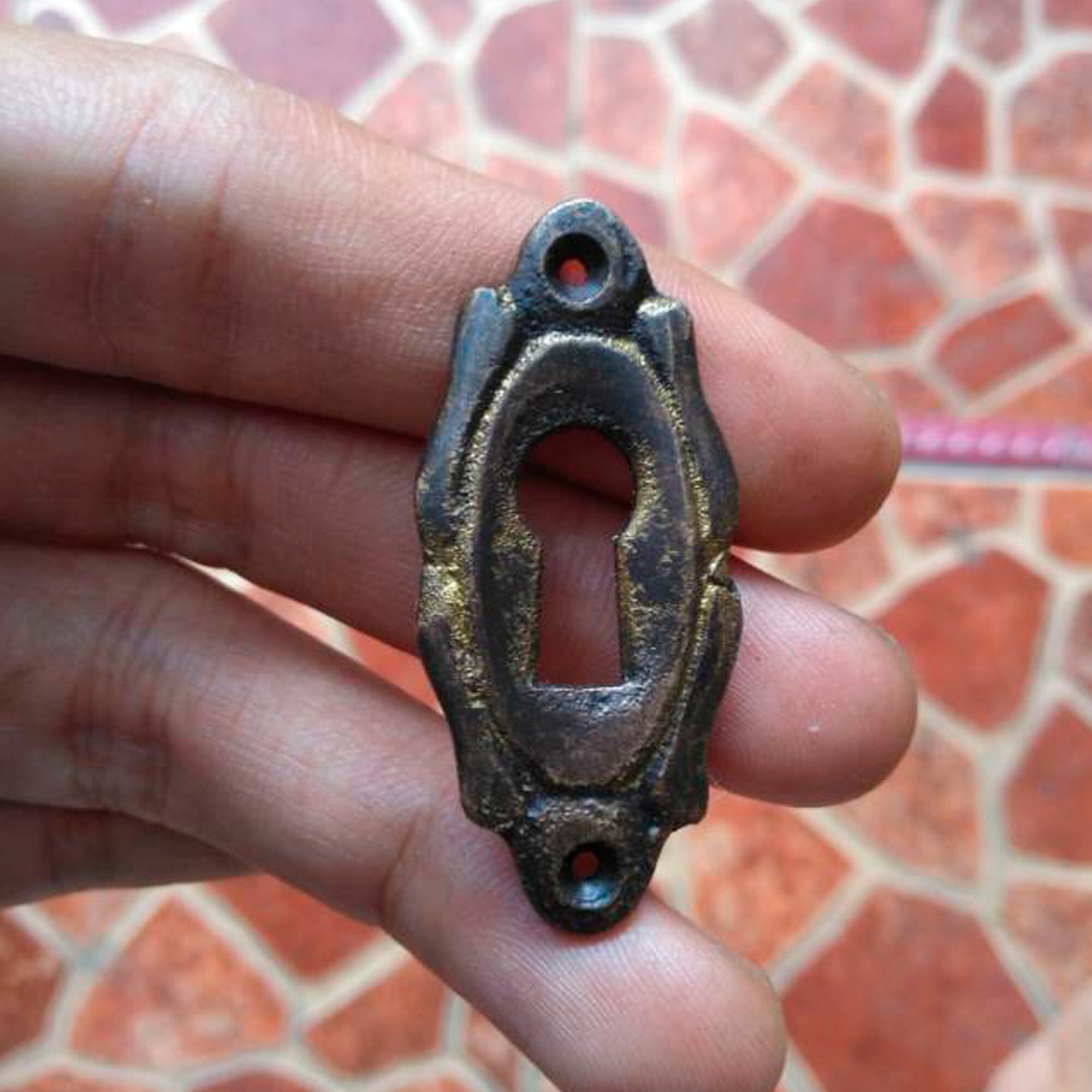 6 Stück Antik Messing Schrank Schlüsselloch Schublade | Etsy