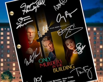 Only Murders in the Building Script, Pilot Episode, Autograph Reprints Steve Martin, Martin Short, Selena Gomez, and More