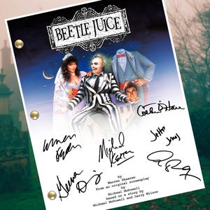 マイケル・キートン & ウィノナ・ライダー 直筆サイン入り写真 保証書付Ｙ マイケル・キートン & ウィノナ・ライダー 直筆サイン入り写真