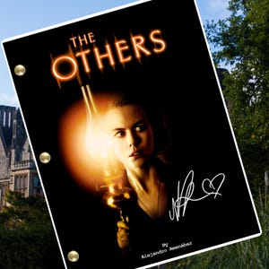 The Others Movie Signed Movie Script Replica Nicole Kidman, Horror Movie Script