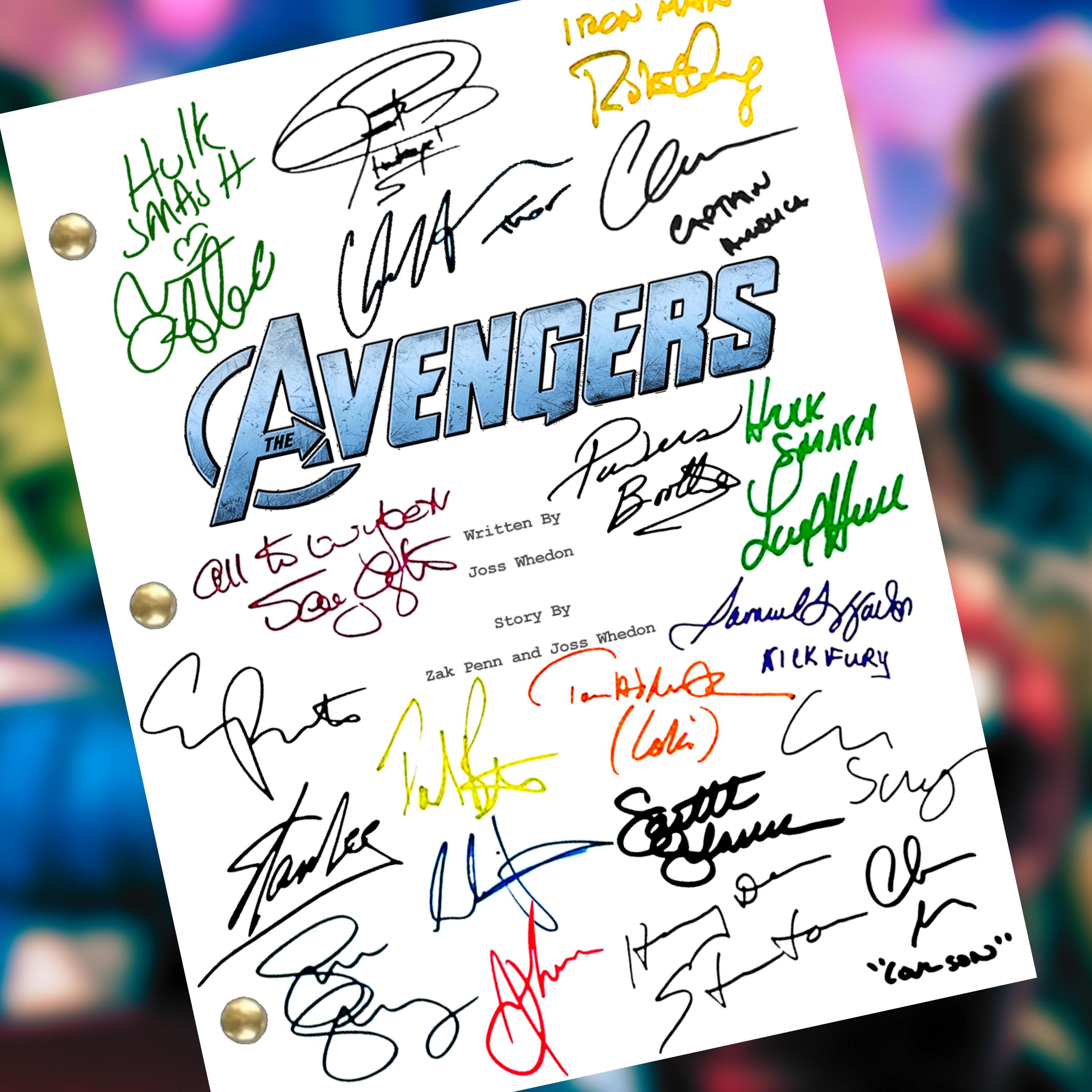 Avengers script - Etsy 日本