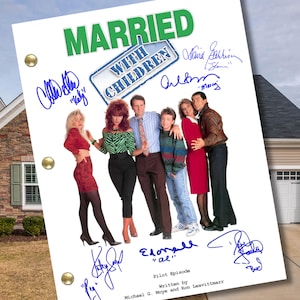 Verheiratet Mit Kindern signiertes Autogramm Pilot Script Reprint TV-Show-Memorabilia Ideales Geschenk für Sammler oder Fans
