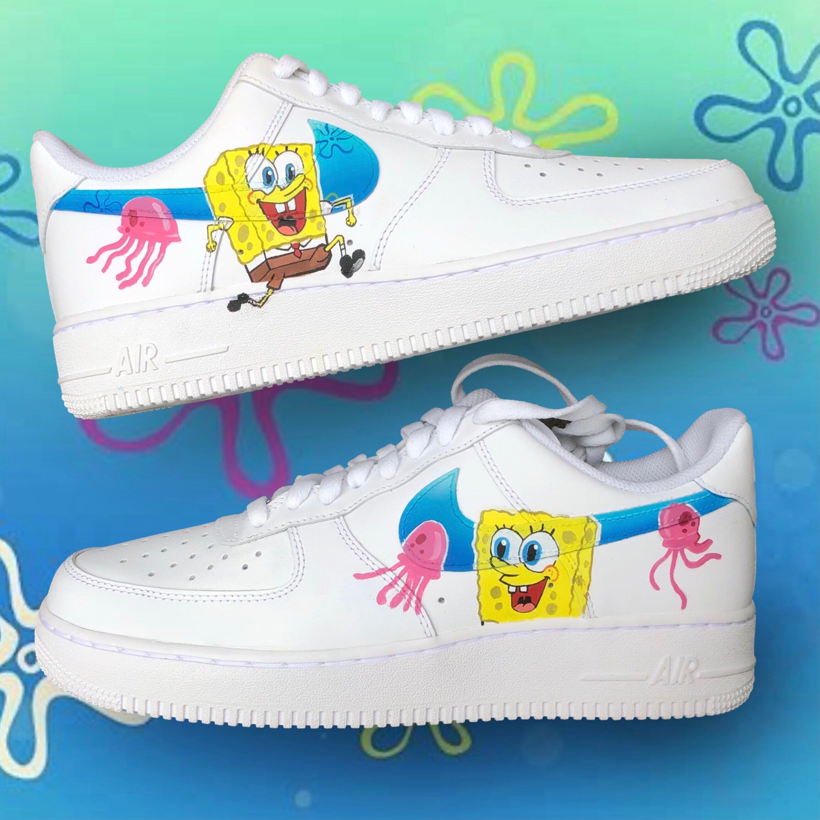 Spongebob Air Force Custom ubicaciondepersonas.cdmx.gob.mx