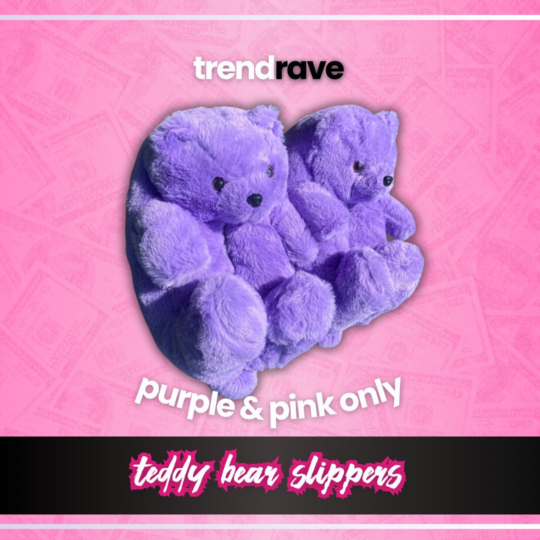 Buy Teddy Bear Slippers Online In India Etsy India