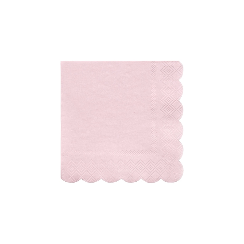 Cotton Candy Pink Small Napkins - Thumbnail 3