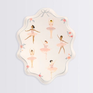 Ballerina Plates (x 8)