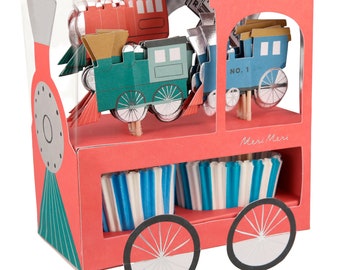 Train Cupcake Kit (x 24 toppers)