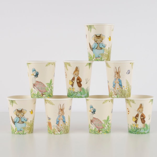 Peter Rabbit™ In The Garden Cups (x 8)