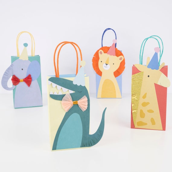 Meri Meri Animal Party Bags | Kids Birthday Party | Goodie Bags