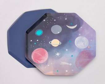 Space Dinner Plates (x 8)