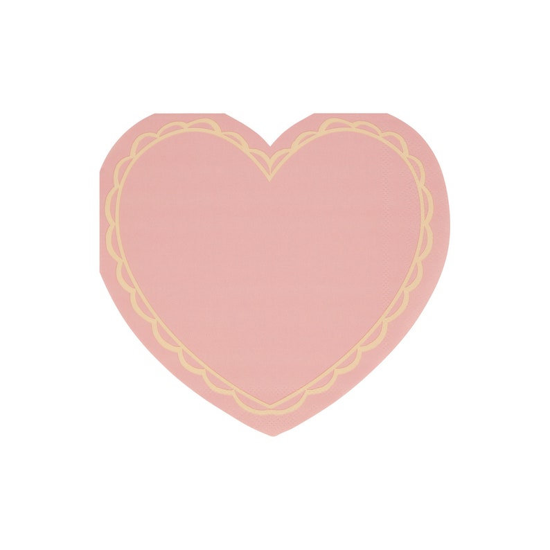 Pastel Heart Large Napkins - Thumbnail 4