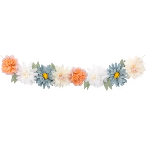 Meri Meri Flowers In Bloom Giant Garland (12.5 ft) | Floral Party Garland | Elegant Decor for Garden Party & Celebrations