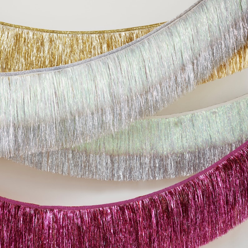 Meri Meri Tinsel Fringe Garland - Thumbnail 4