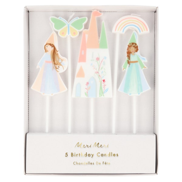 Magical Princess Candles (x 5)