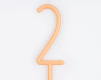 Meri Meri Slim Number 2 Candle | Birthday Cake Decor | Cake Topper Candles